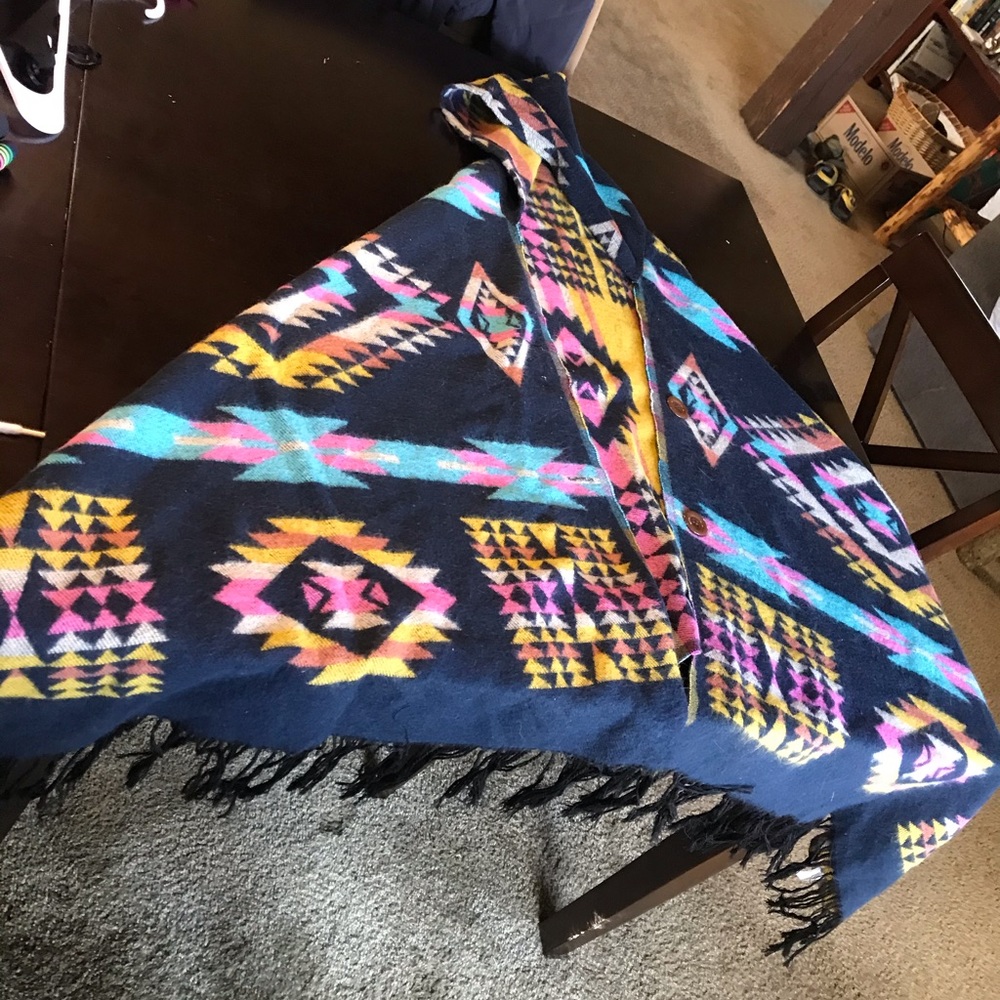 Oversized poncho
